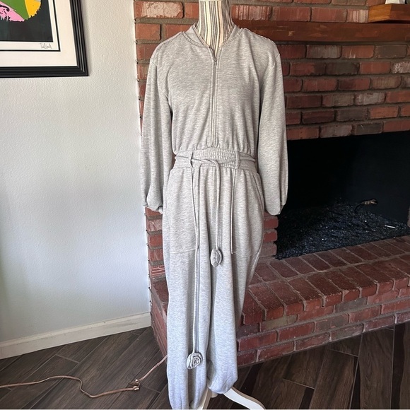 For Love & Lemons Yuna Jumpsuit in Grey Sz S - Picture 3 of 12